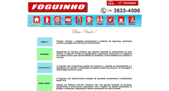 Desktop Screenshot of foguinhoextintores.com.br